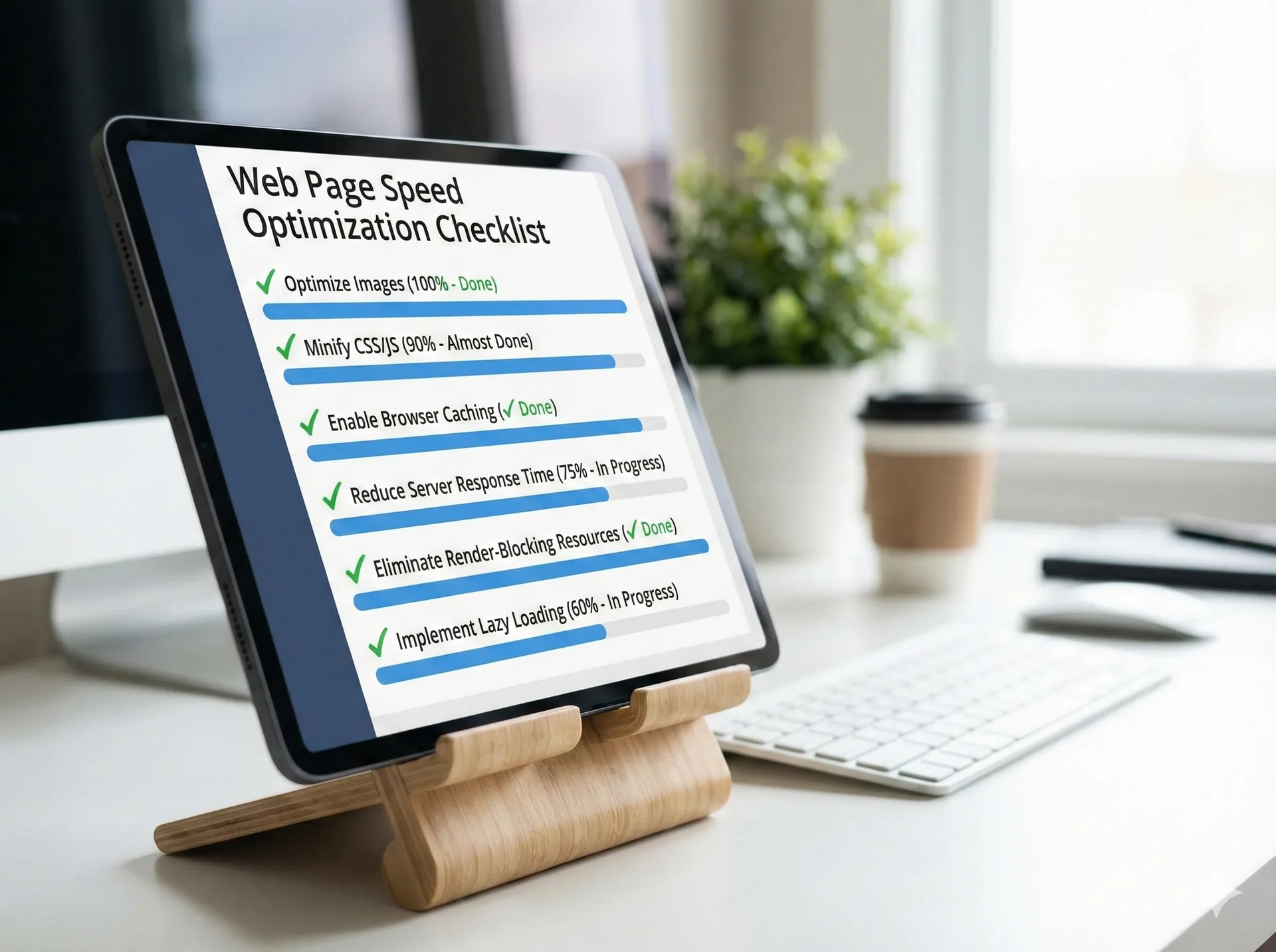 Web Speed Checklist Web speed optimization checklist